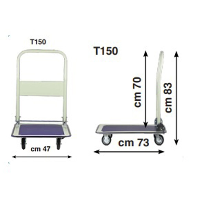 Vendita online Carrello con pianale THOR 150